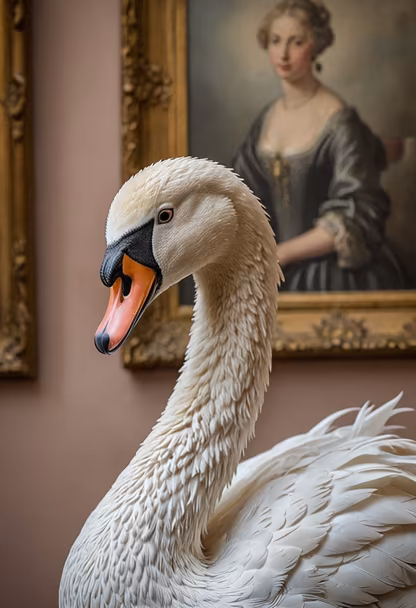 Swan in the Gallery
