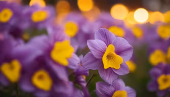 Purple Pansies Purple Pansies