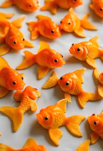 A School of Goldfish A School of Goldfish