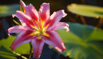 Pink Lily Bloom