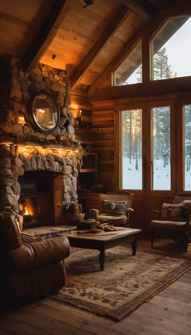 Winter Cabin Retreat Winter Cabin Retreat