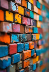Colorful Brickwork Colorful Brickwork