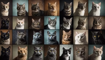 Feline Faces Feline Faces
