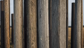 Wooden Pillars