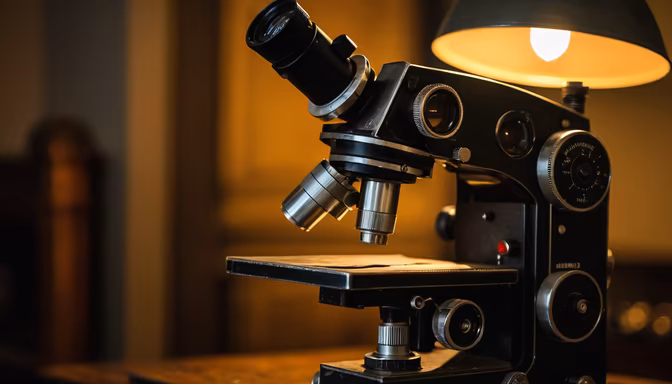 Vintage Microscope