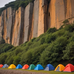 Camping Under Giants Camping Under Giants