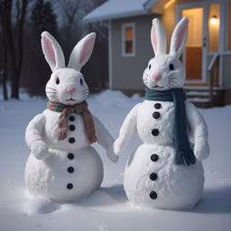 Winter Wonderland Bunnies Winter Wonderland Bunnies