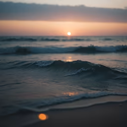 Sunset Waves Sunset Waves
