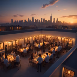 Rooftop Dinner Rooftop Dinner
