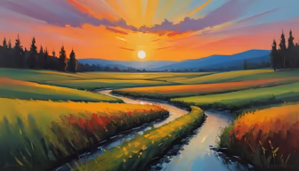 Golden Hour Serenity