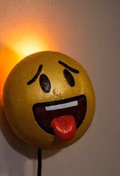 Silly Emoji Lamp