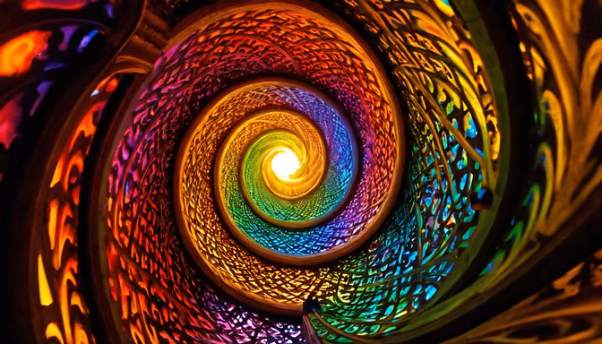 Rainbow Spiral