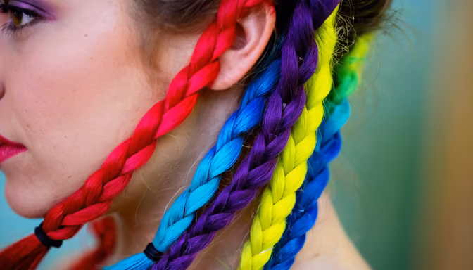 Rainbow Braids
