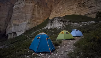 Camping Under Giants Camping Under Giants
