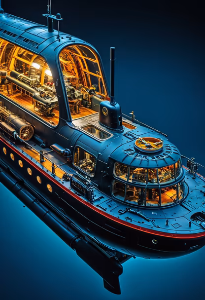 Steampunk Submarine
