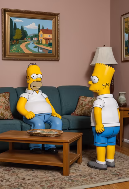 Simpsons in Real Life Simpsons in Real Life