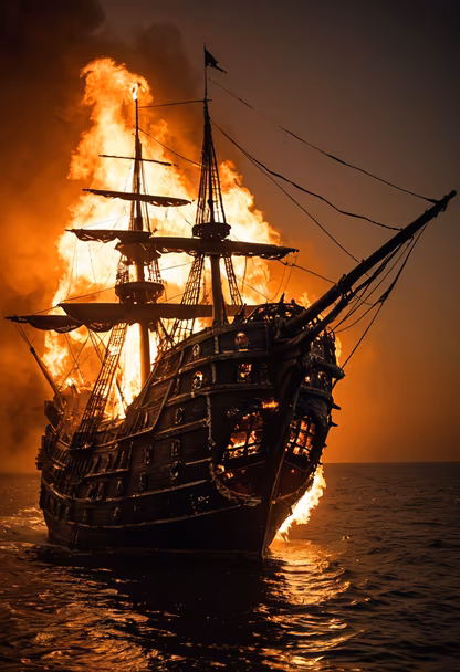 Inferno at Sea
