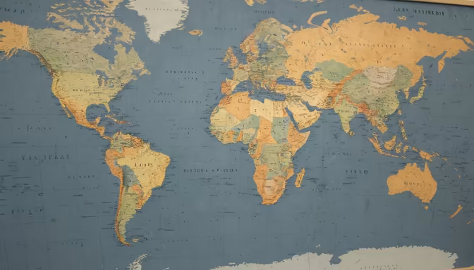 Vintage World Map