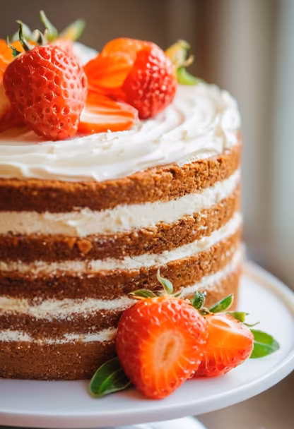 Strawberry Cake Delight