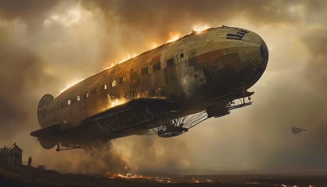 Airship Ablaze