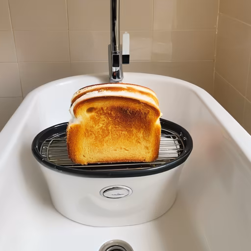 Breakfast in the Bathroom