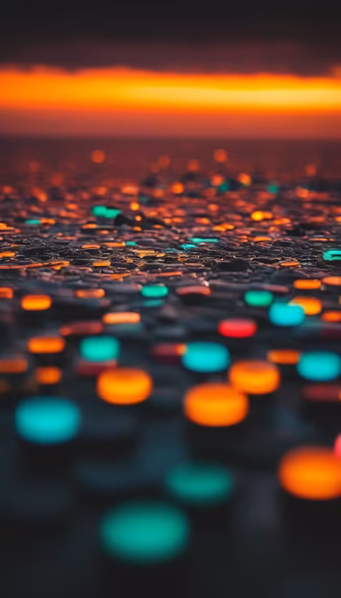 Glowing Shoreline Glowing Shoreline