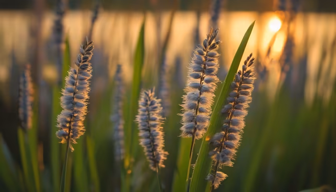 Golden Hour Reeds