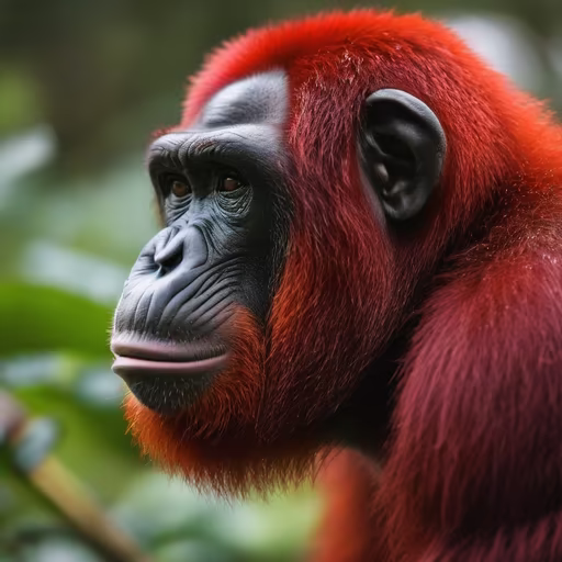 Contemplative Orangutan