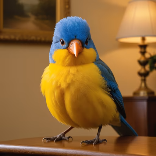 A Colorful Visitor