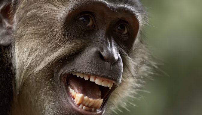 Chimpanzee's Grin