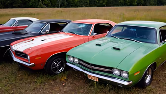 Classic Car Lineup Classic Car Lineup