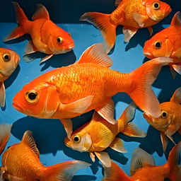 A School of Goldfish A School of Goldfish