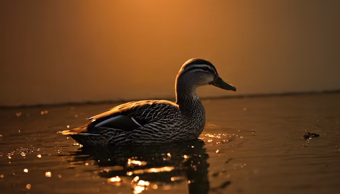 Golden Hour Duck