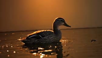 Golden Hour Duck Golden Hour Duck