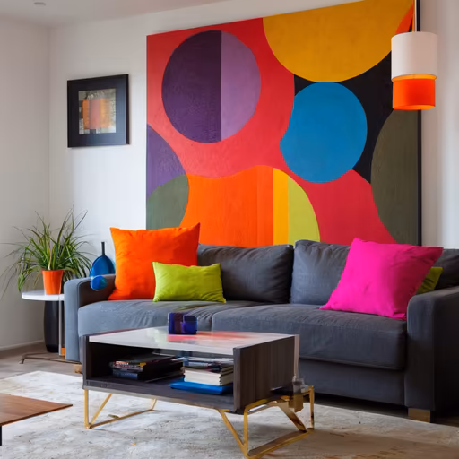 Living Room Color Pop