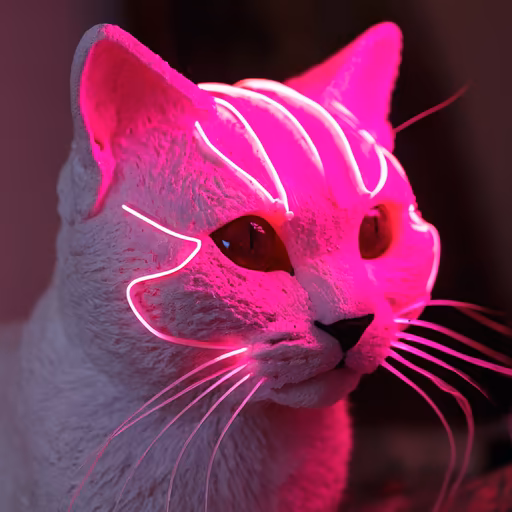 Neon Cat
