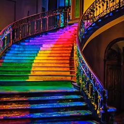 Rainbow Stairs Rainbow Stairs