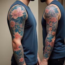 Floral Sleeve Floral Sleeve