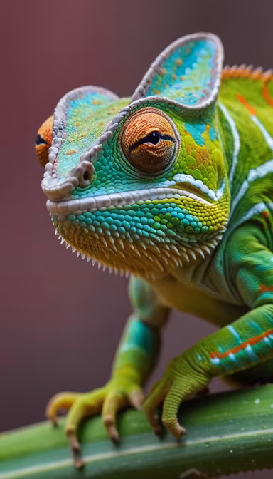 Chameleon Close-Up