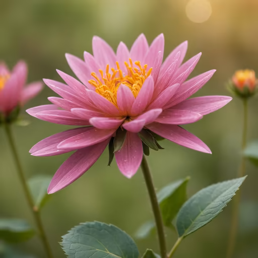 Pink Dahlia Bloom