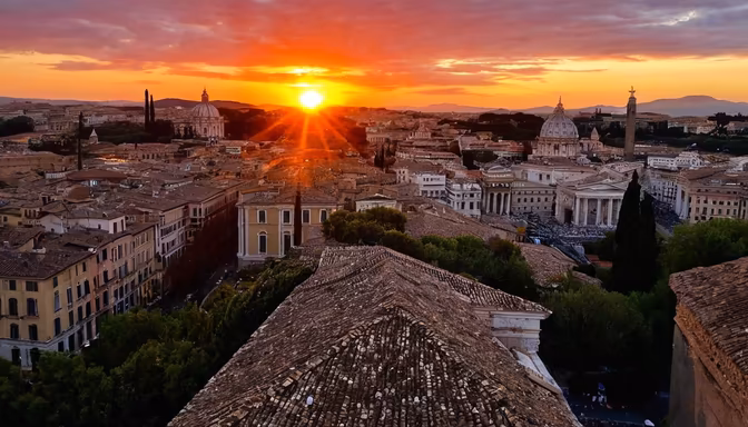 Rome at Sunset