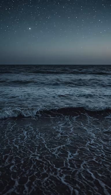 Starry Night Seascape Starry Night Seascape