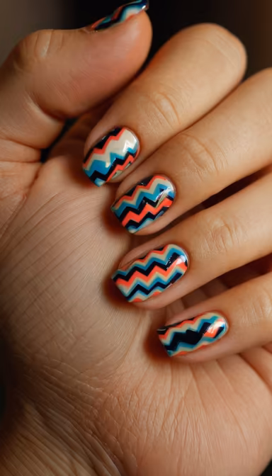 Zigzag Nails Zigzag Nails