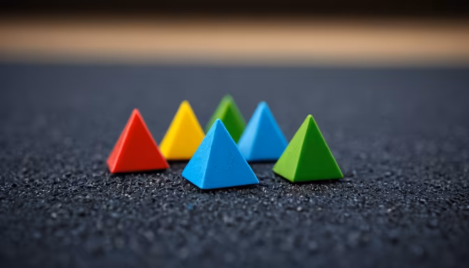 Colorful Pyramids