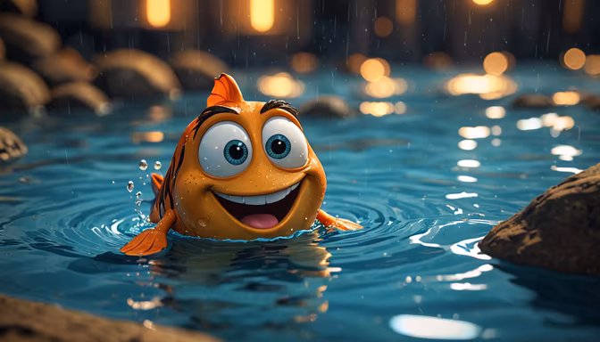 Rainy Day Swim