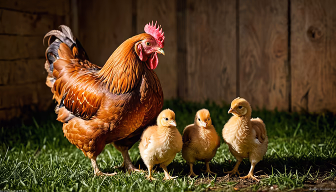 Mother Hen and Chicks