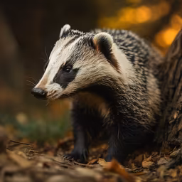Badger in the Woods
