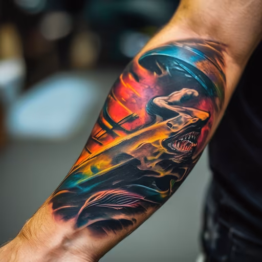 Shark Tattoo Art