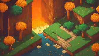 Pixelated Paradise Pixelated Paradise