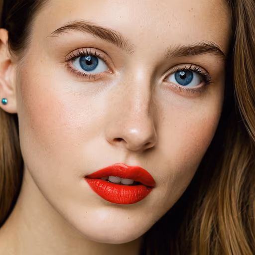 Bold Red Lips